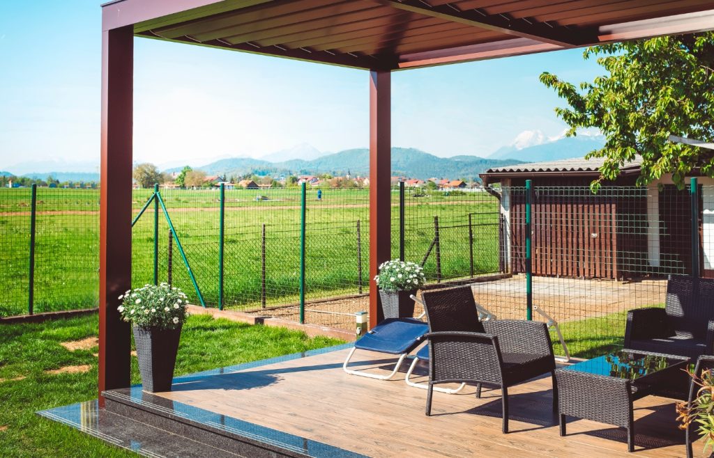 exposition nord ouest terrasse