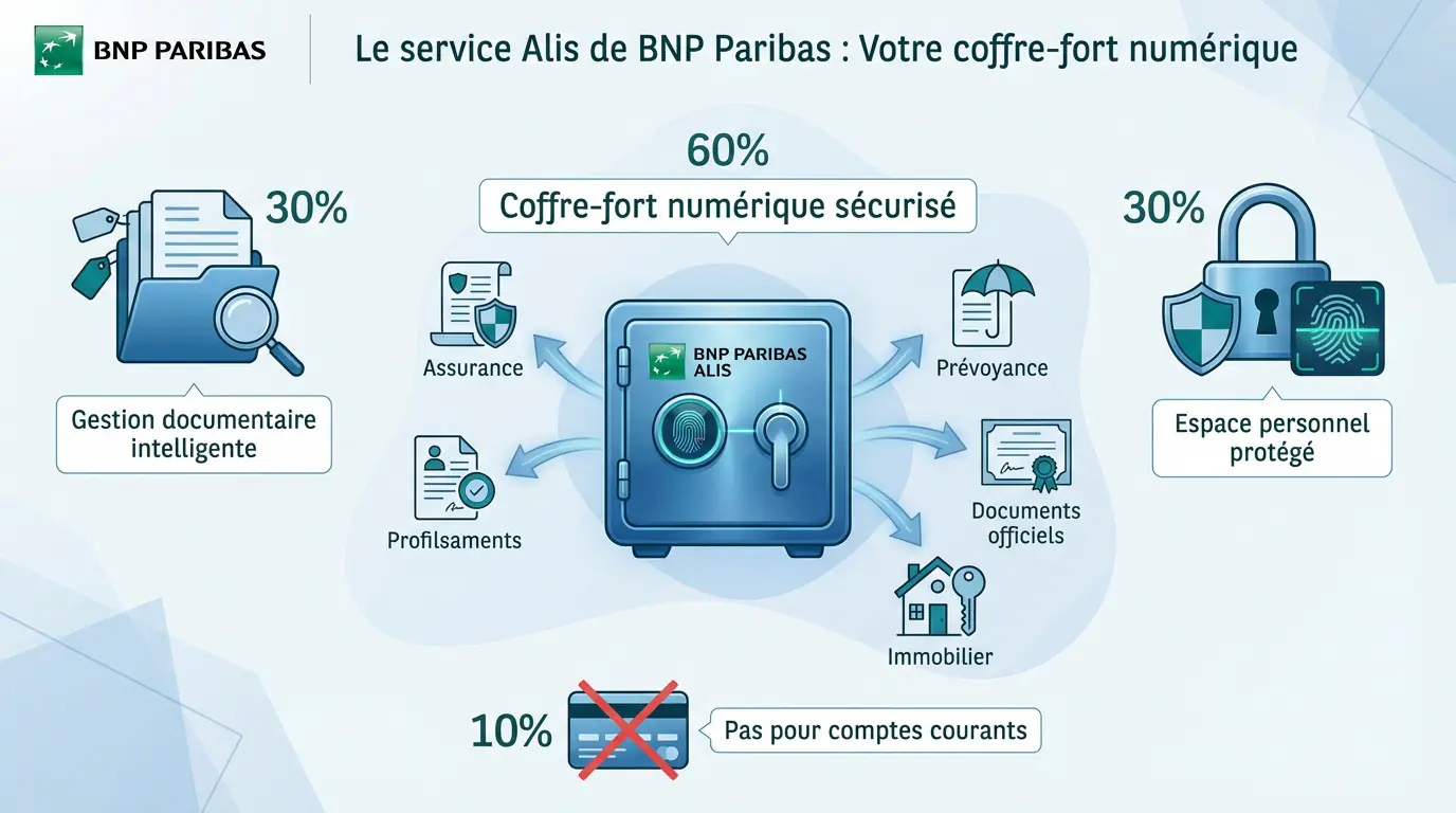 Interface numérique sécurisée du service Alis BNP Paribas pour la gestion des documents RH