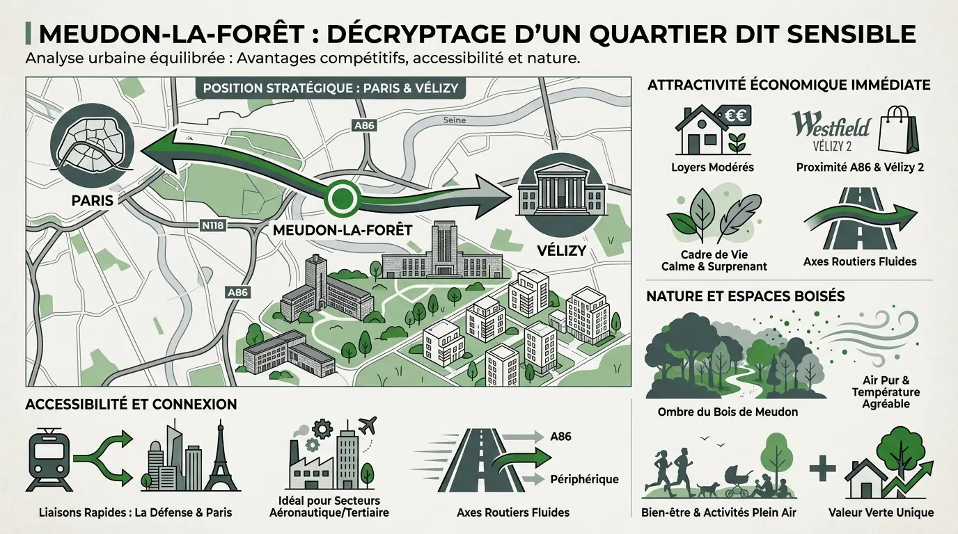 Analyse urbaine et équilibre entre habitat et nature à Meudon-la-Forêt