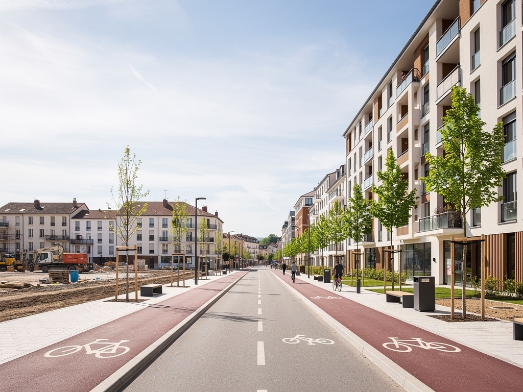 Réaménagement urbain dans le quartier Pont-de-la-Maye