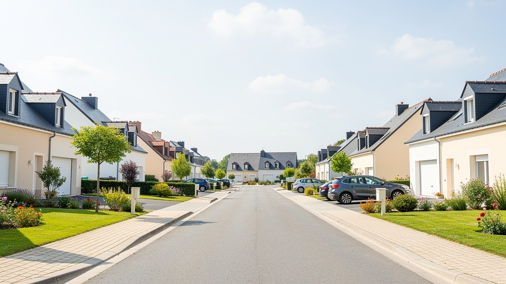 Quartier résidentiel calme à Alençon