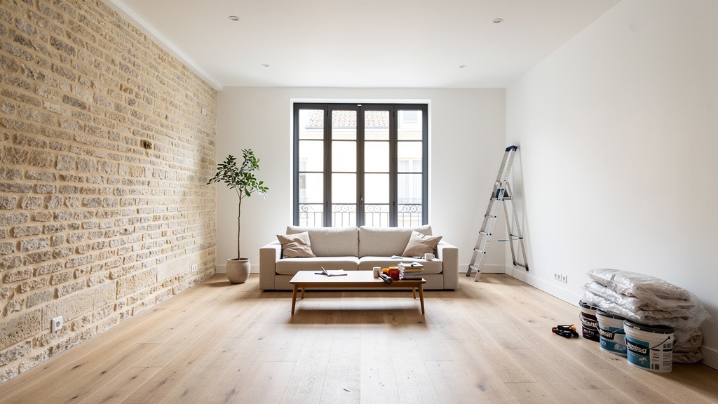 Rénovation intérieure d'une maison meulière
