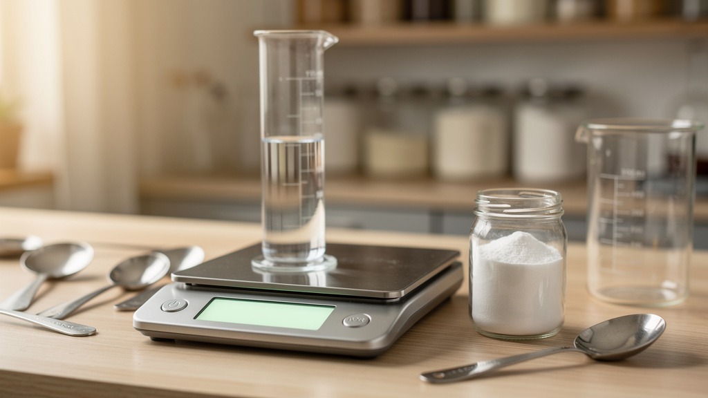 La formule pour convertir des millilitres en grammes sans se tromper