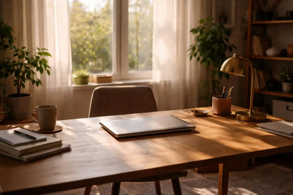 Personne consultant des annonces immobilières sur un ordinateur portable